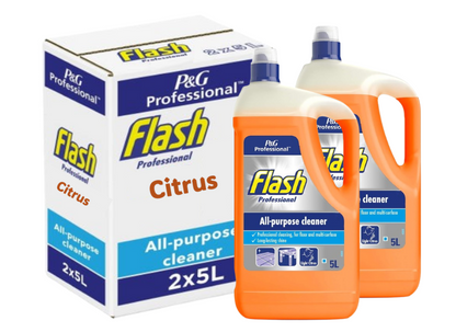 Flash Professional All Purpose Liquid Cleaner for Floor & Multi-Surface Light Citrus 5L