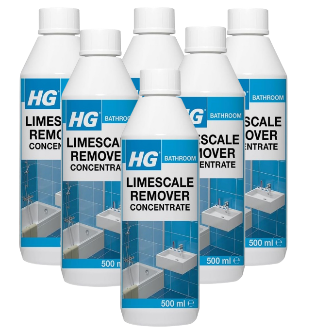 Hg Limescale Remover Concentrate, Sink Tap & Toilet Limescale Remover 500Ml