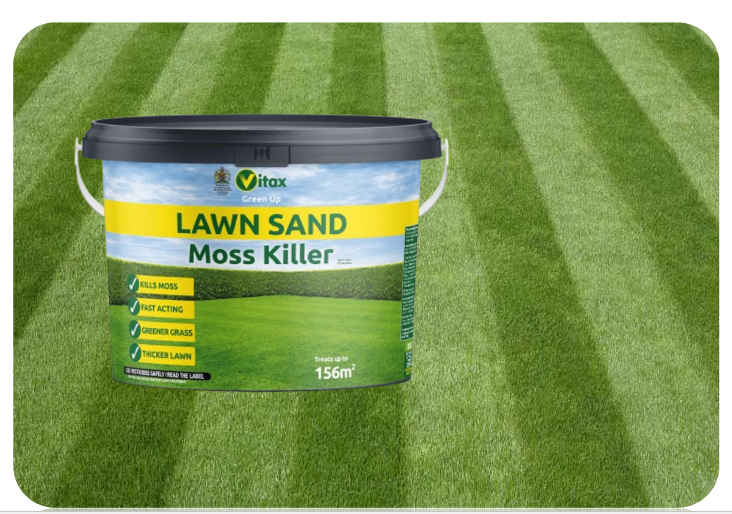 Vitax lawn sand | Moss Killer  | Lawn Tonic 156m2