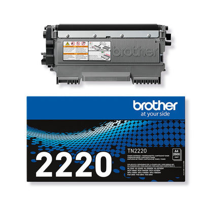 Brother High Yield Black Toner Cartridge 2.6K FAX-2940 TN2220
