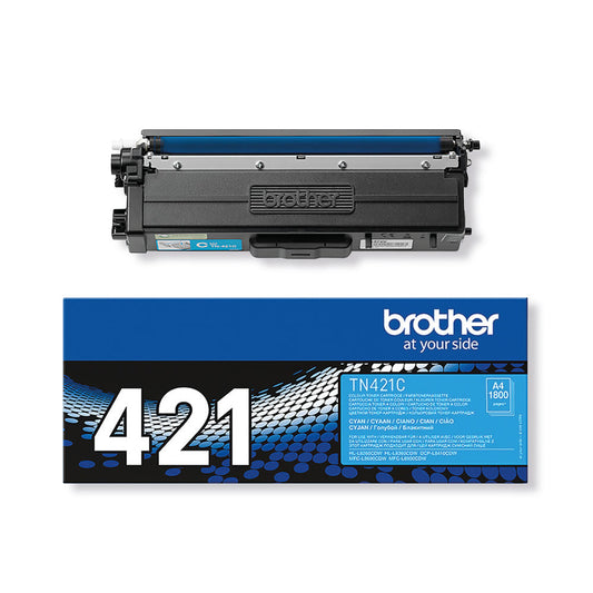 Brother Laser Toner Cartridge Cyan TN421C