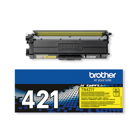 Brother TN-421 Yellow Toner Cartridge TN421Y