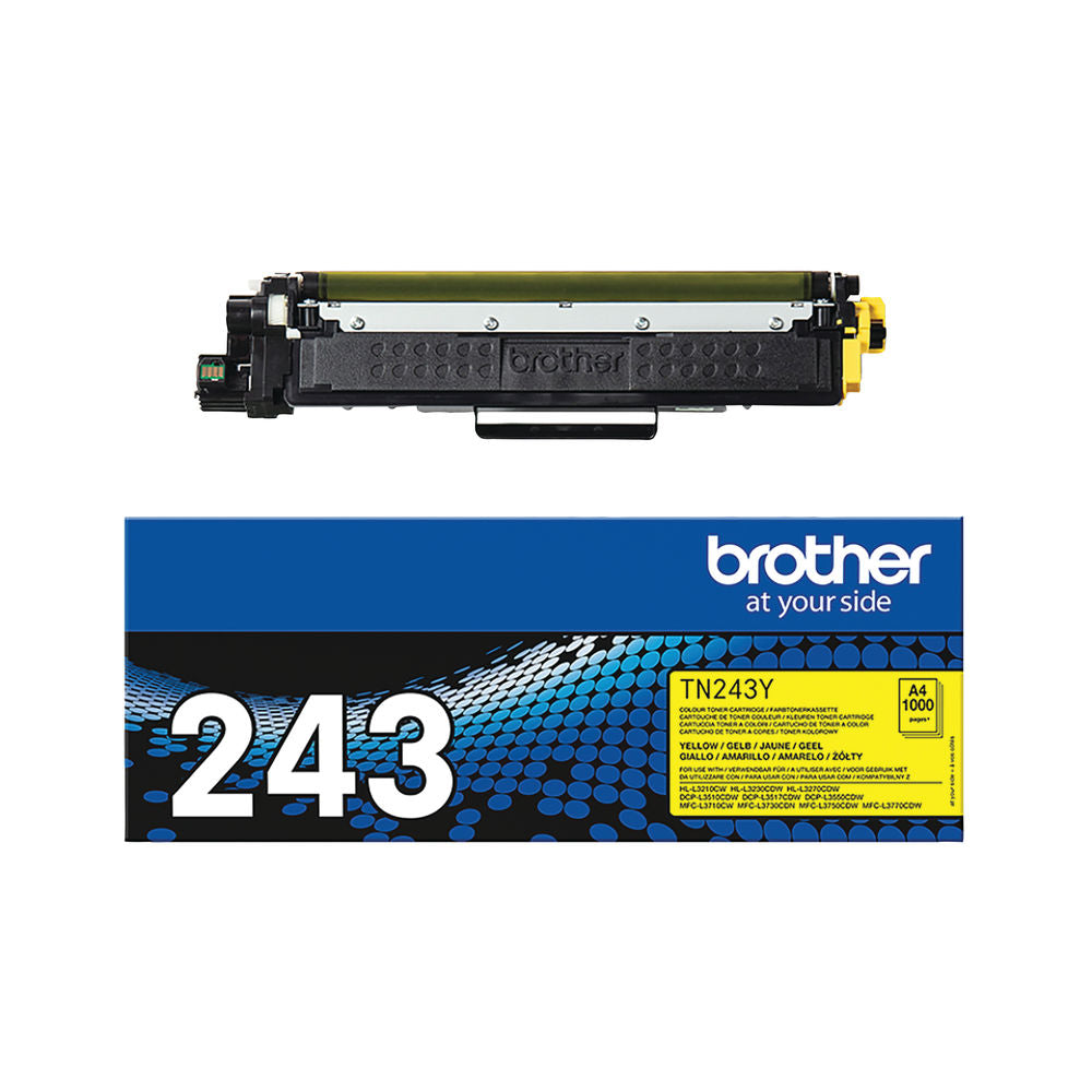 Brother Laser Toner Cartridge Yellow TN243Y
