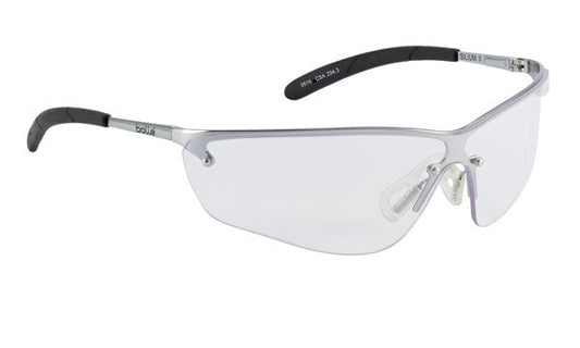 Bolle Silium Clear Metal Frame Safety Glasses