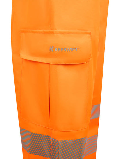 Beeswift Stormwear Womens Hi-Vis Overtrouser Yellow ALL SIZES