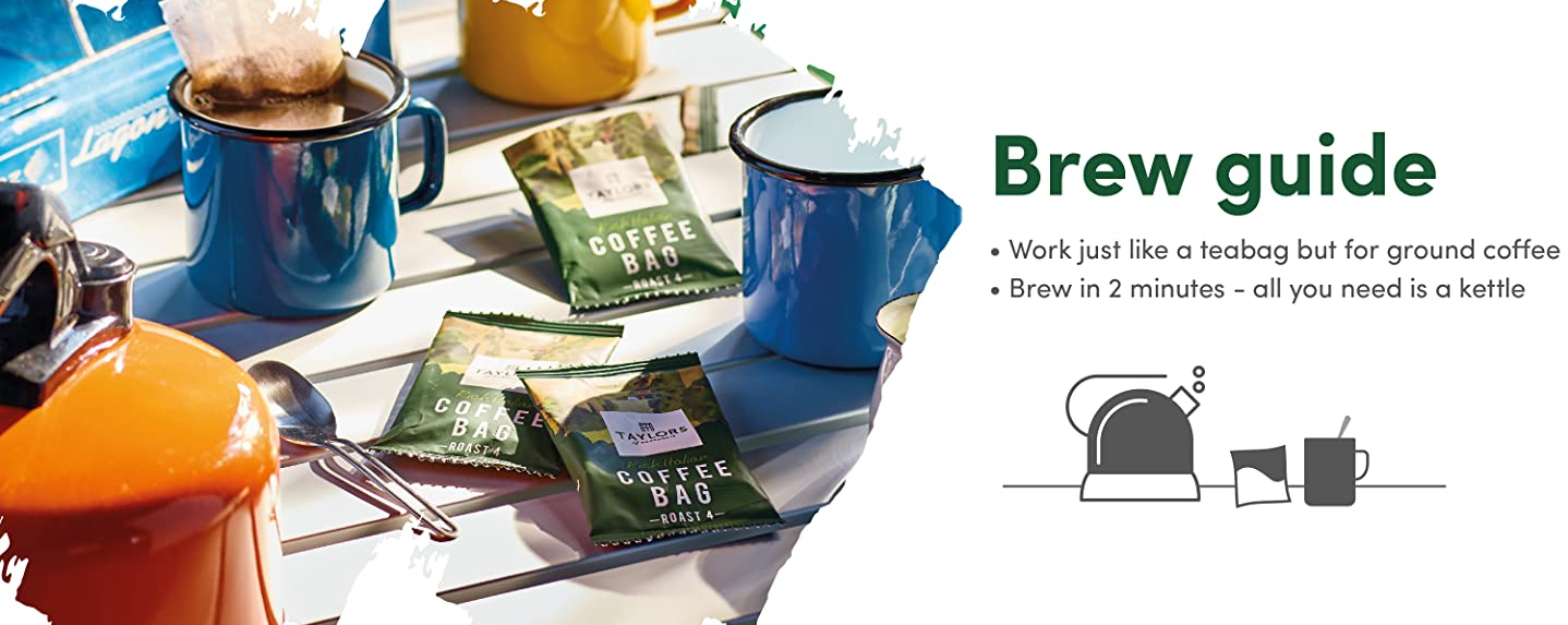 Taylors of Harrogate Rich Italian Coffee Bags Pack 30s