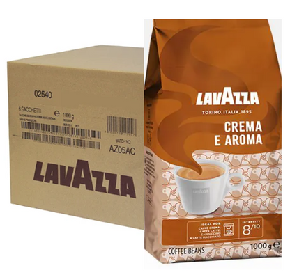 Lavazza Crema e Aroma Coffee Beans 1kg {Brown}