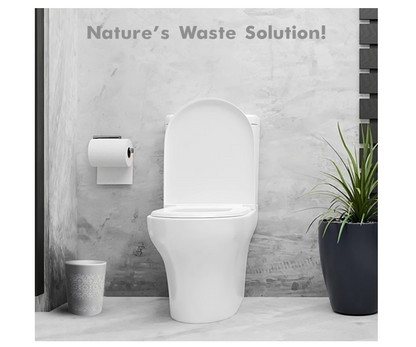 Blue Canyon Floral Waste Bin 9 Litre GREY For Office, Bathroom, Home