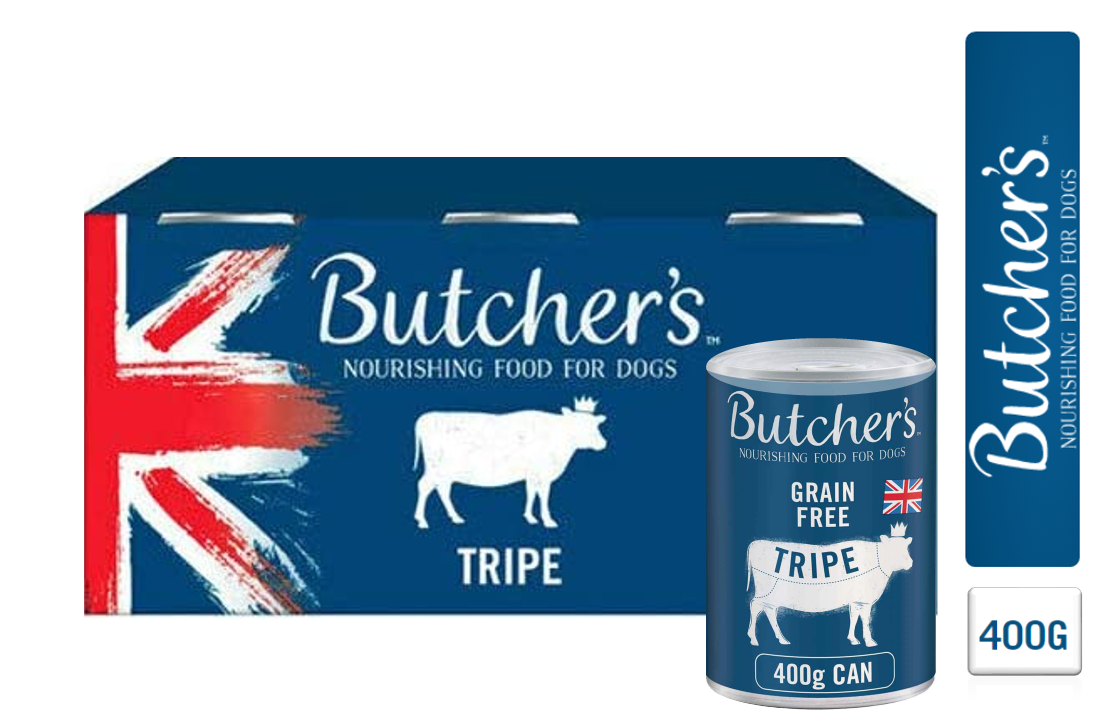 Butcher's Grain Free Tripe Mix in Jelly Wet Dog Food 12 x 400g