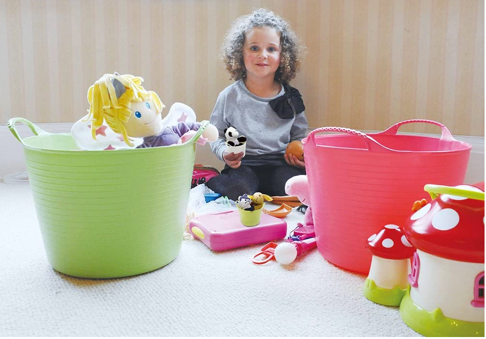 Red Gorilla Branded Tubs 14 Litre Blue | Playroom Storage | Garden Building Site