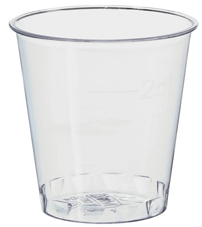 Belgravia 30ml/1oz  Plastic Shot Glasses (Pack of 100)