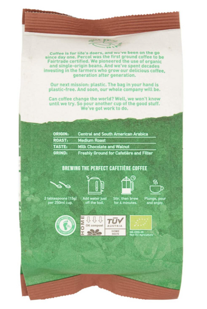 Percol Fairtrade All Day Americano Ground Coffee 200g