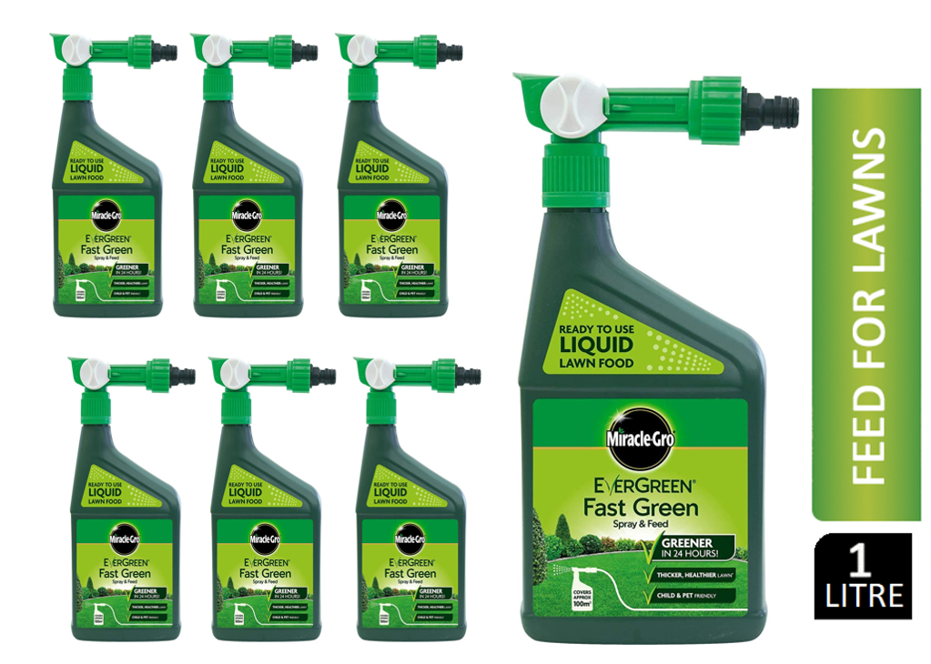 Miracle-Gro Evergreen Fast Green Spray & Feed 1 Litre