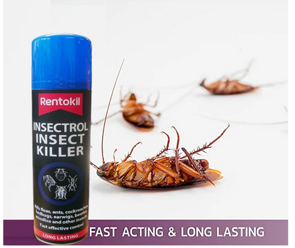 Rentokil All Purpose Professional Insectrol Insect Killer 250ml Fleas, Ants, Cockroaches, Bedbugs et
