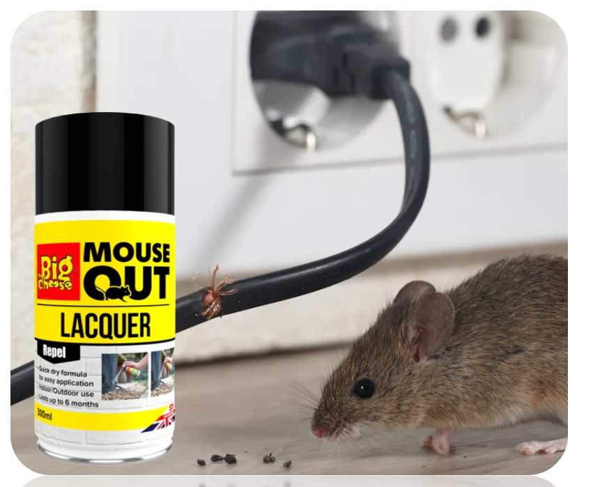 The Big Cheese Anti Mouse Lacquer – 300Ml Aerosol