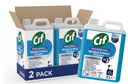 CIF Pro Formula Window & Glass Cleaner CONCENTRATE 2 Litre (100 refills)