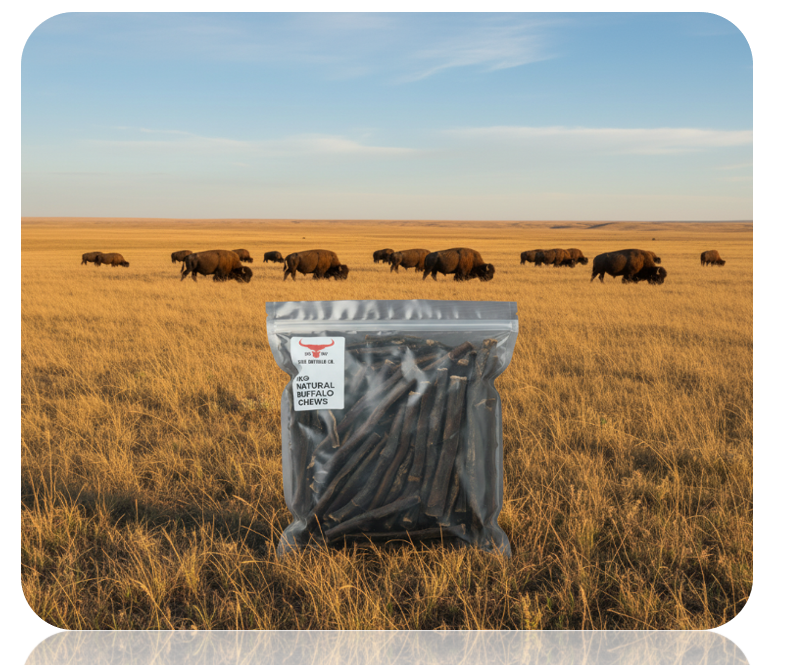 The Buffalo Co. Buffalo Bulk Dog Treats Tails 1kg