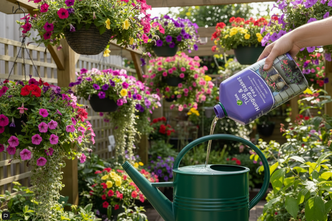 Vitax Tub & Hanging Basket Feed | 1 x  1 Litre