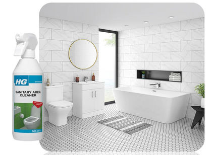 HG Sanitary Area Cleaner | Toilet and Urinal Areas | 500ml Fragrant Spray