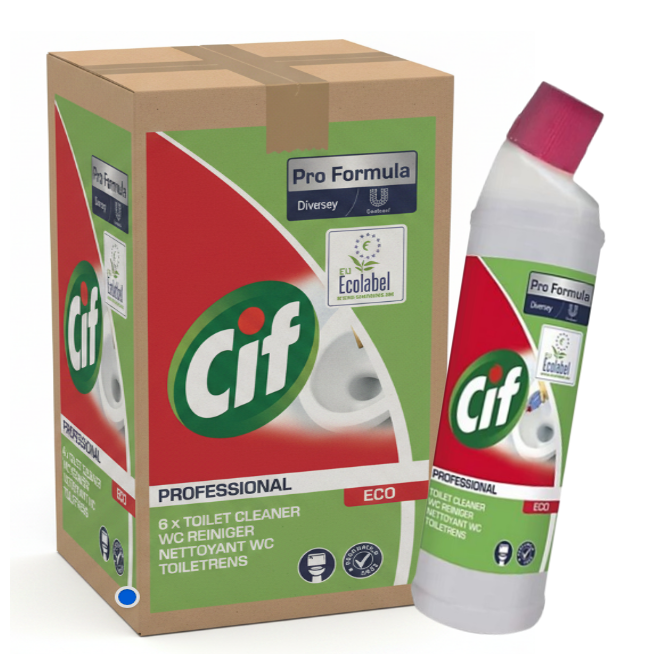 CIF Eco Pro Formula Toilet Cleaner 750ml (Perfume & Dye free)