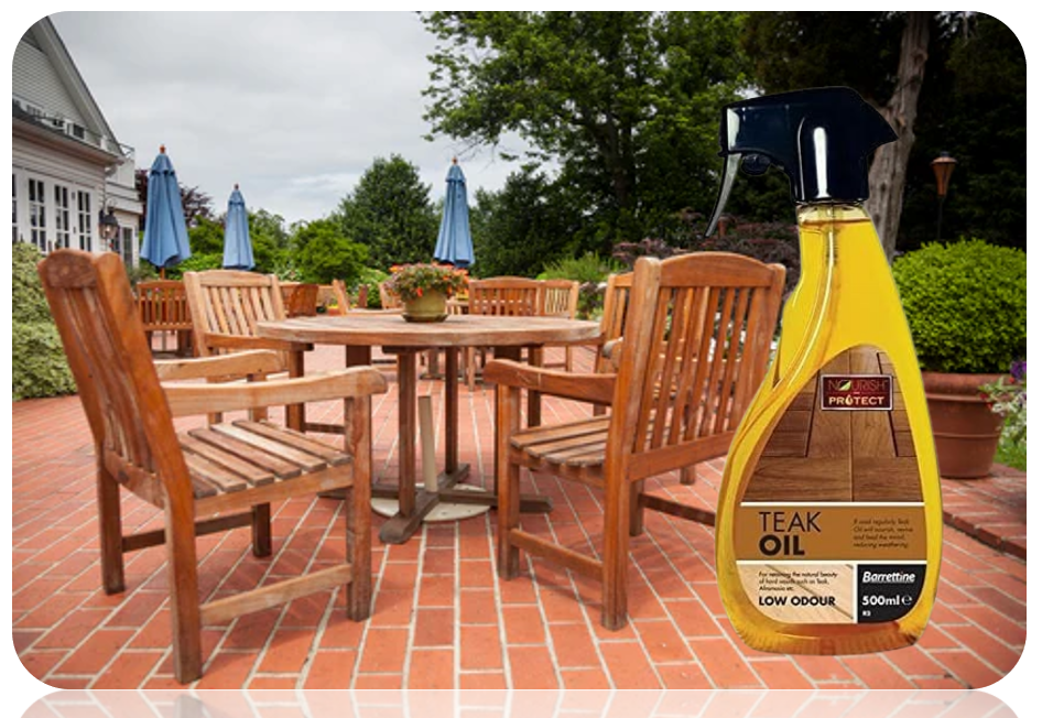 Barrettine Teak Oil Trigger Spray 500ml