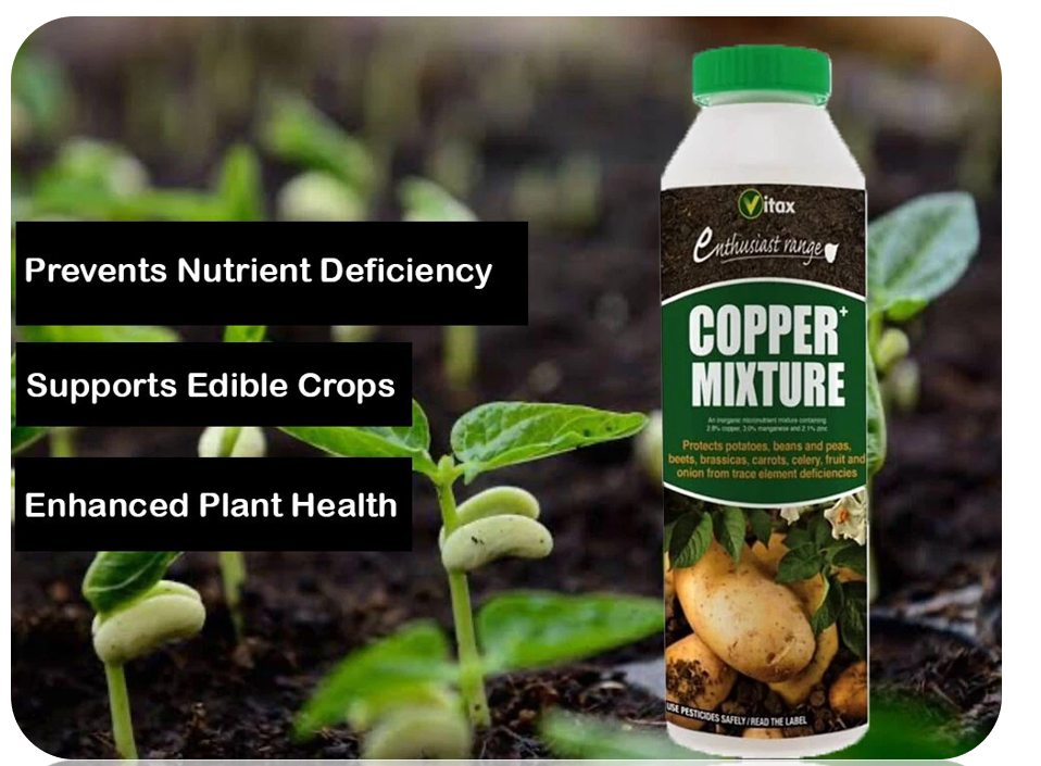 Vitax Copper Mixture| Crop protector | Copper, Manganese & Zinc | 175g Tub