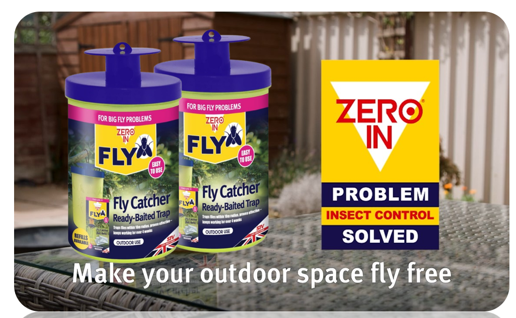 Zero In Ready to use Fly Trap | Pre Baited | Zer543 | Non Toxic