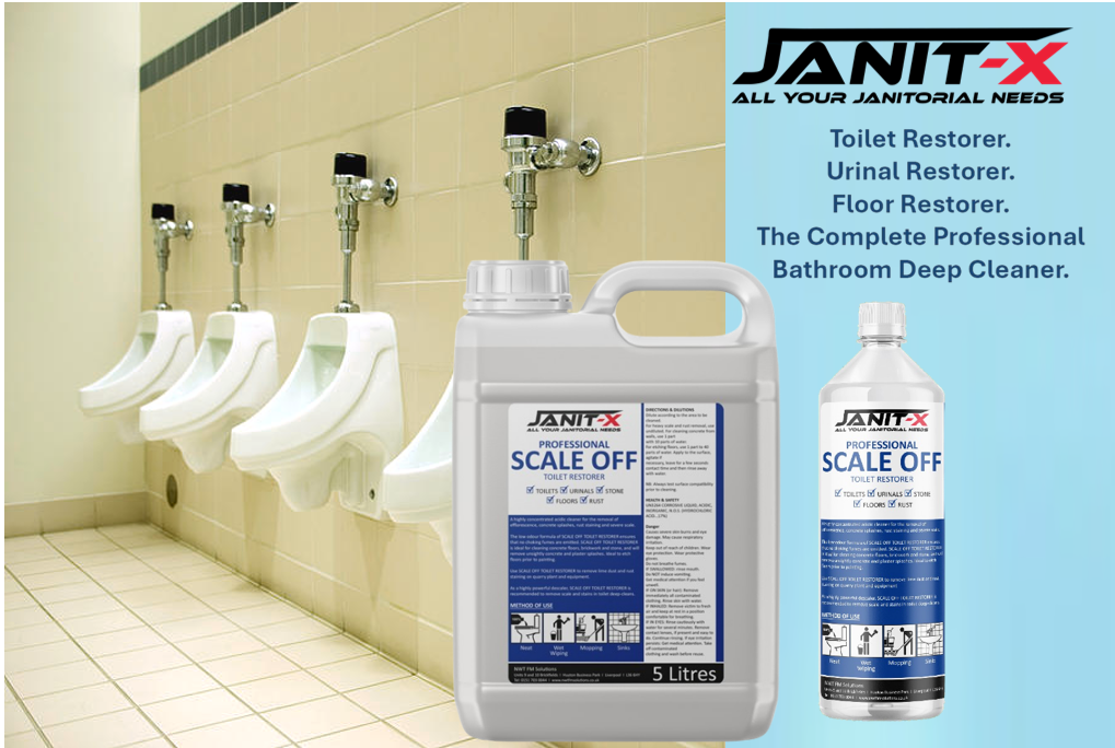 Janit-X Scale Off Toilet & Urinal Restorer 5 litre Concentrate