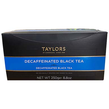 Taylors of Harrogate Decaf Breakfast Enveloped Tea Pack 100’s