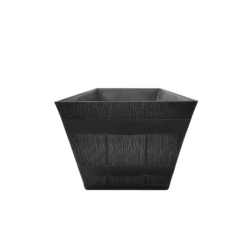 Fixtures Barrel Design Grey Trough L50cm x W25.5cm x H19.5cm