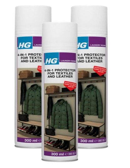 Hg 4-In-1 Protector For Textiles |  Waterproof Guard | 300ml Spray