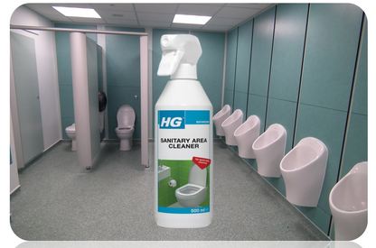 HG Sanitary Area Cleaner | Toilet and Urinal Areas | 500ml Fragrant Spray
