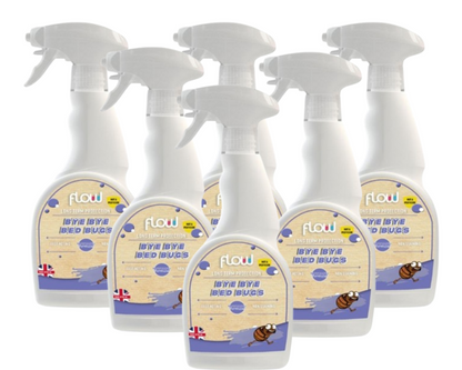Flow Bye Bye Bed Bug Treatment Killer Insect Replellant  | 750ml Trigger Spray