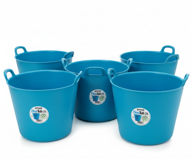 X-Trade 100% Recyclable Flexi-Tub 25L Blue