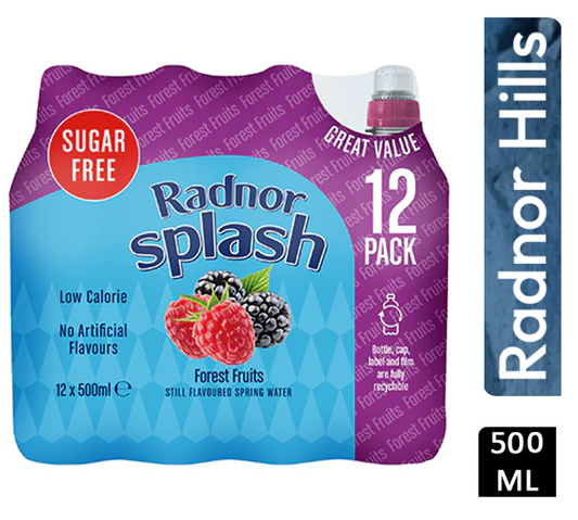 Radnor Splash Sugar Free Forest Fruits 12x500ml