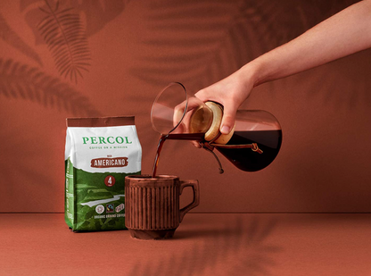 Percol Fairtrade All Day Americano Ground Coffee 200g - UK BUSINESS SUPPLIES