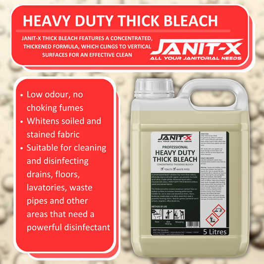 Janit-X Professional Low Odour Extra Thick Bleach 5 Litre
