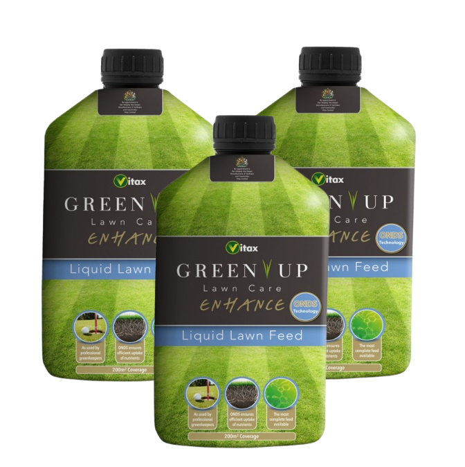 Vitax Green Up Enhance Lawn Care Liquid | Premium Lawn Feed | Highly Concentrated 200ml