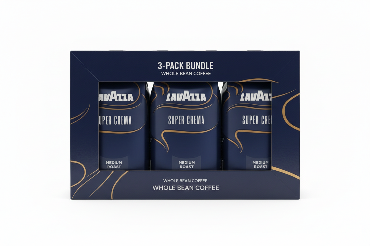 Lavazza Super Crema Whole Bean Espresso Coffee 1kg