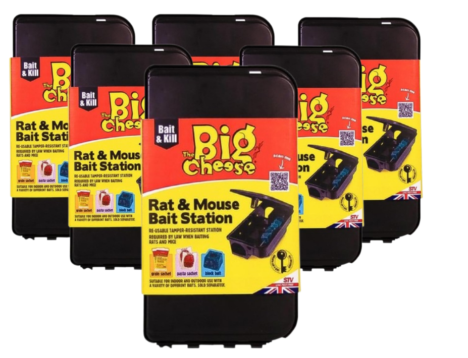 The Big Cheese Rat & Mouse Traps PLUS 90 Poison Blocks.