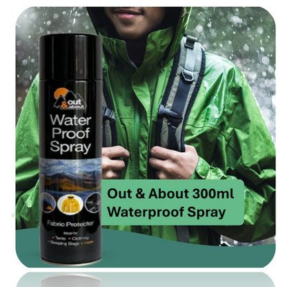Out & About Waterproof Spray Fabric Protector 300ml