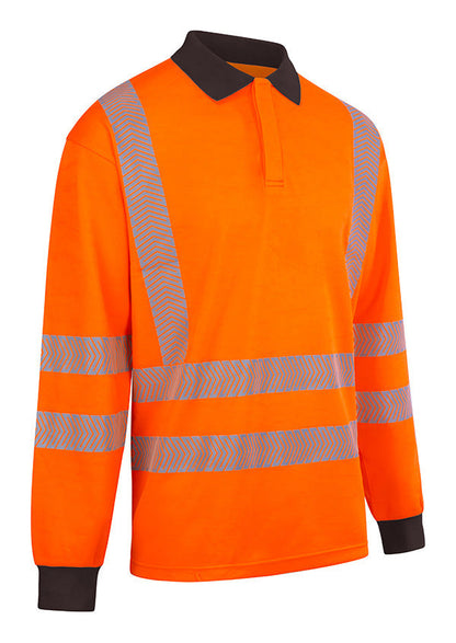 High Visibility Arc Flash Polo Shirt Orange ALL SIZES