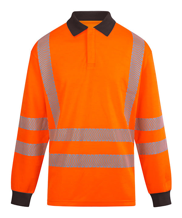 High Visibility Arc Flash Polo Shirt Orange ALL SIZES