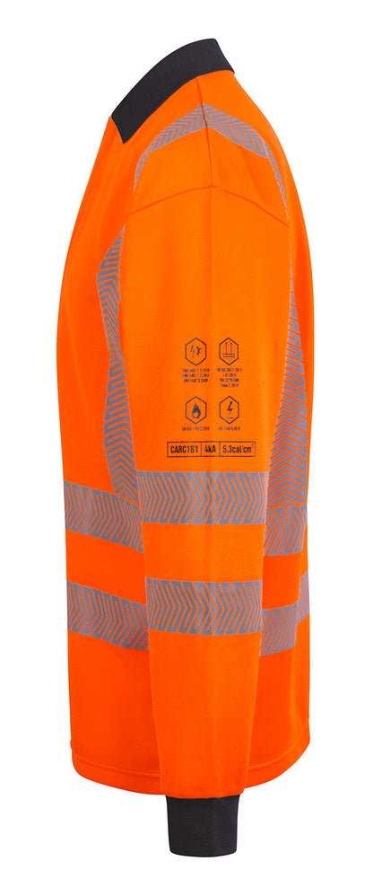High Visibility Arc Flash Polo Shirt Orange ALL SIZES