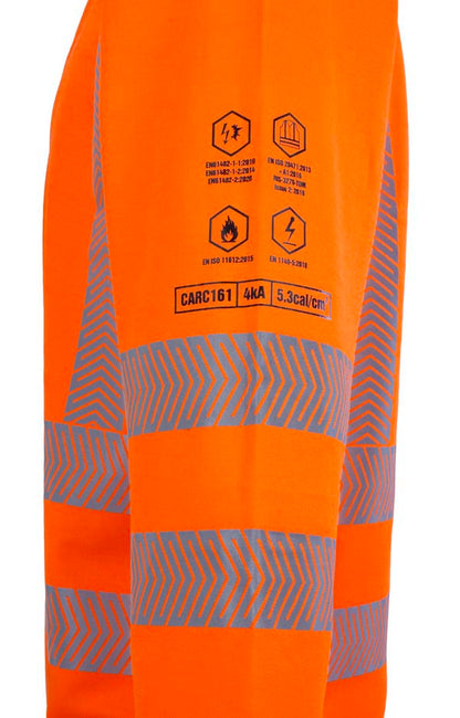 High Visibility Arc Flash Polo Shirt Orange ALL SIZES