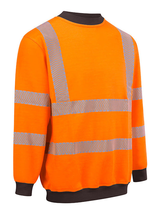 High Visibility Arc Flash Sweatshirt Orange ALL SIZES