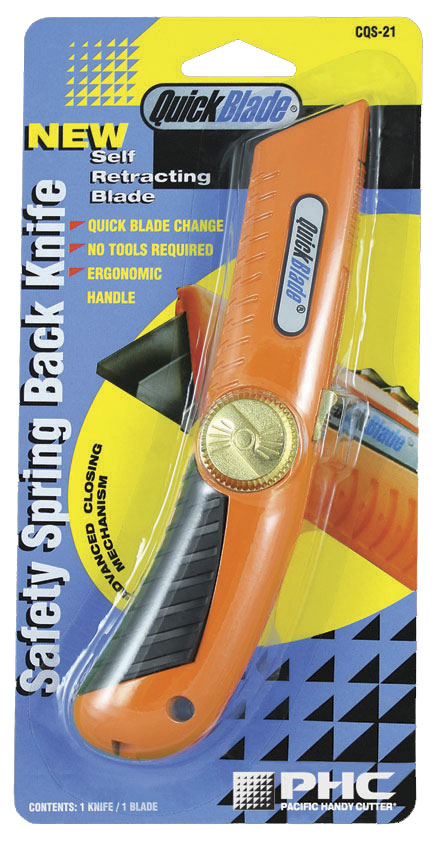 Phc Spring Back Safety Knife Orange