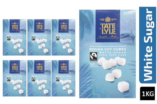 Tate & Lyle Rough Cut Fairtrade White Sugar Cubes 1kg