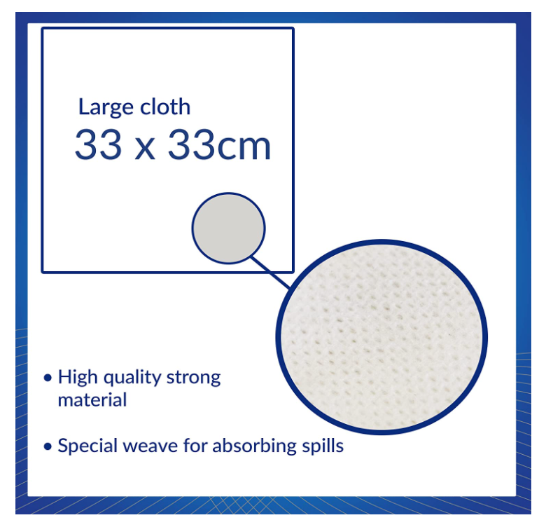 AF Safecloths 320x340mm Pack 50's
