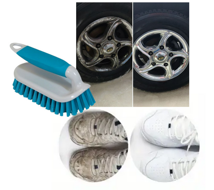 Brights Hand held Scrubbing Brush | Carpets Clothing Outdoor Furniture Car Wheels| Assorted Colo